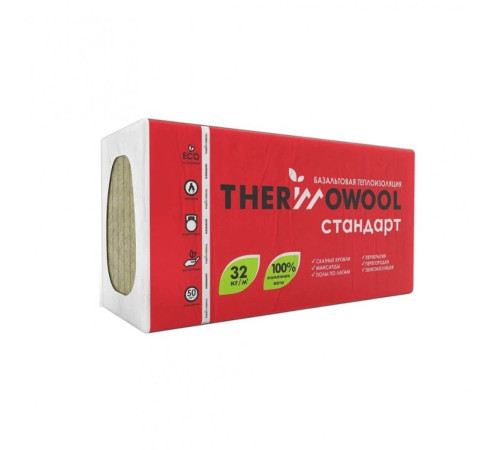 Утеплитель из базальта Изомин ThermoWool Стандарт 50 мм (5,76 м²)