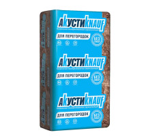 Звукоизоляция АкустиКНАУФ в матах, толщина 100 мм (упаковка 6 м.кв.)