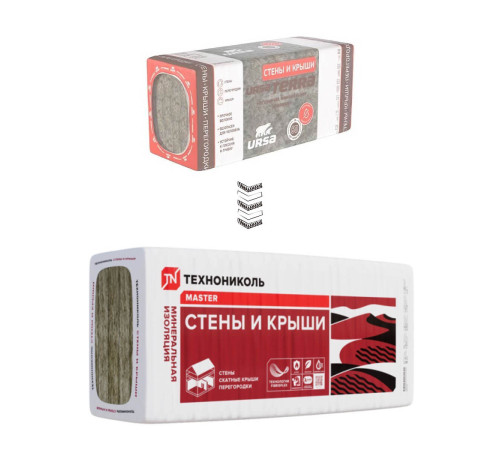 Технониколь Стены и Крыши (Ursa Terra 34 PN) 50 мм, 4,88 м²