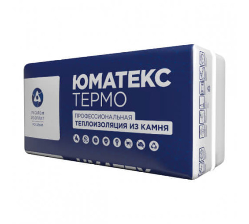 Каменная вата Юматекс Термо Лайт (Парок Экстра Лайт) 1200х600х100 мм